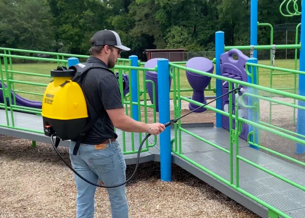 Playground cleaning is one step on the playground inspection checklist